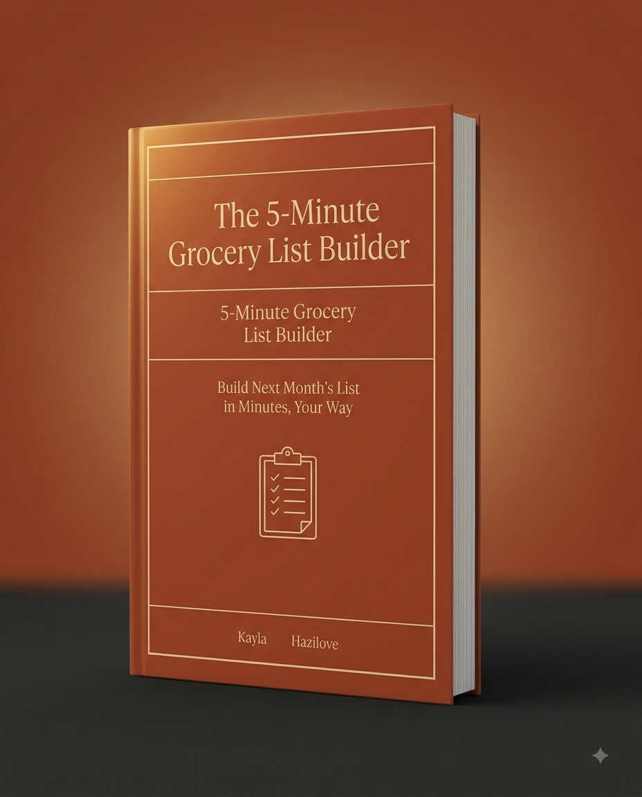 The 5-Minute Grocery List Builder - cover